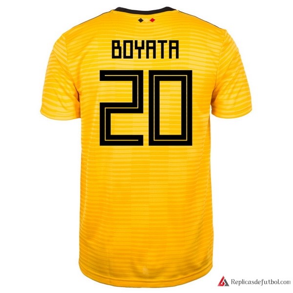 Camiseta Seleccion Belgica Segunda equipación Boyata 2018 Amarillo